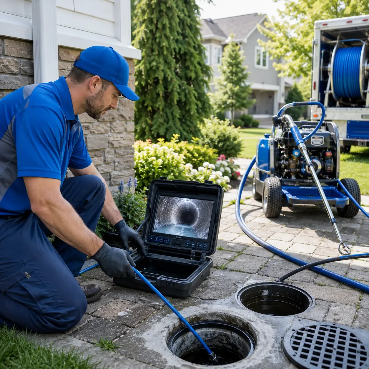 Outdoor drain cleaning professionals serving Franklinville, NC